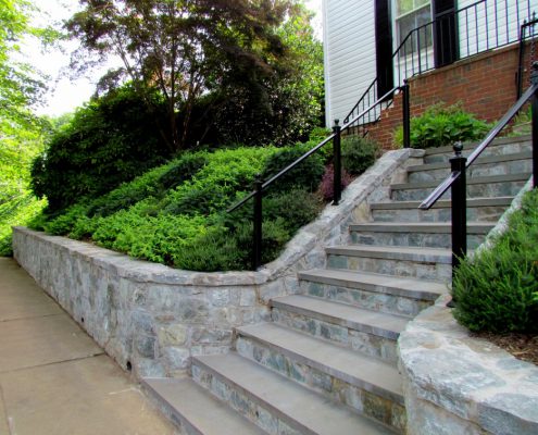 Stone Steps and Retaining Wall